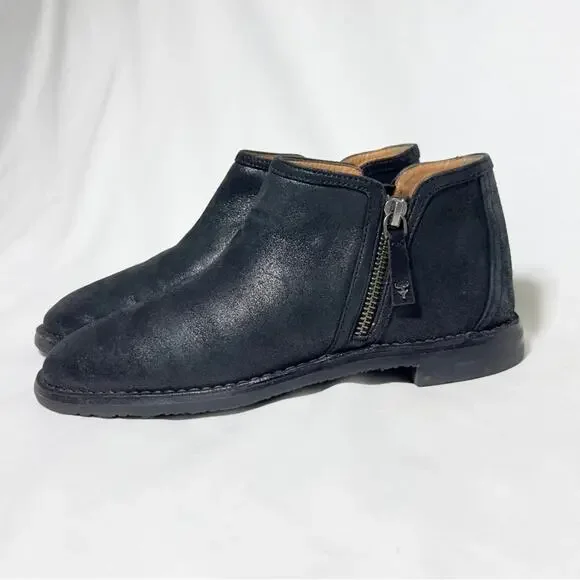 TRASK Trask Italian Leather Suede Aubrey bootie Women's Size 6 M - Picture 4 of 8